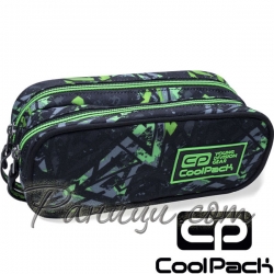 Cool Pack Clever Несесер с два ципа Electric Green B65099 Cool Pack Clever Несесер с два ципа Electric Green B65099